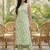 Women Floral Printed Cotton Kurta with Trousers & With Dupatta
