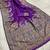 Purple pashmina paithani silk saree with beautifully multicolor border and pallu