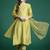 Ethnic Motifs Embroidered Sequinned Liva Kurta With Trousers & Dupatta