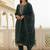 Women Ethnic Motifs Embroidered Thread Work Kurta with Trousers & With Dupatta
