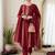 Women Ethnic Motifs Embroidered Sequinned Kurta with Trousers & With Dupatta