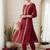 Women Ethnic Motifs Embroidered Sequinned Kurta with Trousers & With Dupatta