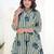 Women Printed Cotton Kurta with Trousers