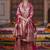 Women Solid Woven Design Kurta with Trousers & With Dupatta