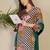 Adults-Women Checked Cotton Kurta with Trousers & Dupatta