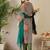 Adults-Women Checked Cotton Kurta with Trousers & Dupatta