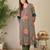 Adults-Women Checked Cotton Kurta with Trousers & Dupatta