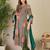 Adults-Women Checked Cotton Kurta with Trousers & Dupatta