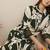 Floral Printed Shirt Collar Straight Kurta With Trousers