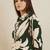 Floral Printed Shirt Collar Straight Kurta With Trousers