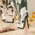 Floral Printed Shirt Collar Straight Kurta With Trousers