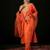 Paisley Yoke Design Liva Straight Republic Day Kurta With Trousers & Dupatta