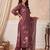 Women Floral Printed Linen Kurta with Trousers & With Dupatta