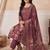 Women Floral Printed Linen Kurta with Trousers & With Dupatta