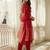 Women Ethnic Motifs Embroidered Kurta with Trousers & With Dupatta