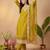 Ethnic Motifs Embroidered Thread Work Kurta with Trousers & With Dupatta