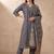 Women Ethnic Motifs Embroidered Kurta with Trousers & With Dupatta
