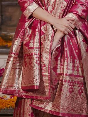 Ethnic Motifs Woven Design Straight Kurta with Trousers & With Dupatta 7