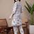 Women Floral Printed Cotton Kurta with Trousers
