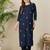 Ethnic Motifs Embroidered Straight Kurta With Trouser