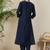 Ethnic Motifs Embroidered Straight Kurta With Trouser