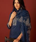 Women Floral Embroidered Kurta with Trousers & Dupatta
