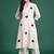 Floral Embroidered Thread Work Cotton Kurta with Palazzos