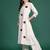 Floral Embroidered Thread Work Cotton Kurta with Palazzos