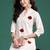 Floral Embroidered Thread Work Cotton Kurta with Palazzos
