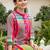 Women Striped Cotton Kurta with Trousers