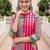 Women Striped Cotton Kurta with Trousers