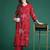 Floral Embroidered Thread Work Kurta with Palazzos
