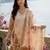 Women Ethnic Motifs Printed Thread Work Linen Kurta with Trousers & With Dupatta