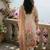 Women Ethnic Motifs Printed Thread Work Linen Kurta with Trousers & With Dupatta