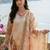 Women Ethnic Motifs Printed Thread Work Linen Kurta with Trousers & With Dupatta