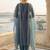Women Floral Embroidered Thread Work Liva Kurta with Trousers & With Dupatta