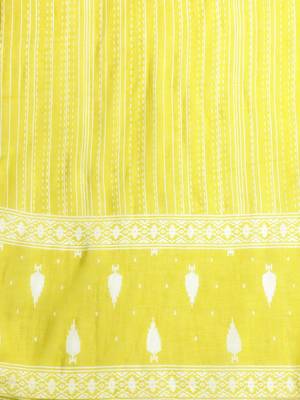 Geometric Printed Sequinned Cotton Kurta with Trousers & Dupatta 4