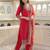 Women Embroidered Thread Work Kurta with Trousers & With Dupatta