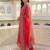 Women Embroidered Thread Work Kurta with Trousers & With Dupatta
