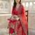 Women Embroidered Thread Work Kurta with Trousers & With Dupatta