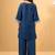 Women Ethnic Motifs Embroidered Thread Work Linen Kurta with Palazzos