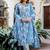 Women Floral Printed Panelled Beads and Stones Cotton Kurta with Trousers & With Dupatta