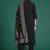 Floral Embroidered Thread Work Cotton Kurta with Trousers & Dupatta