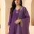 Women Ethnic Motifs Embroidered Thread Work Kurta with Trousers & With Dupatta