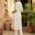 Women Floral Embroidered Thread Work Cotton Kurta with Trousers
