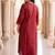 Women Thread Work Kurta with Trousers & With Dupatta