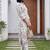 Women Floral Printed Cotton Kurta with Trousers
