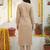 Women Floral Embroidered Thread Work Kurta with Trousers & With Dupatta