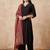 Women Ethnic Motifs Embroidered Thread Work Cotton Kurta with Trousers & With Dupatta