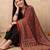 Women Ethnic Motifs Embroidered Thread Work Cotton Kurta with Trousers & With Dupatta